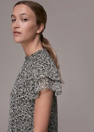 Indo Floral Print Top