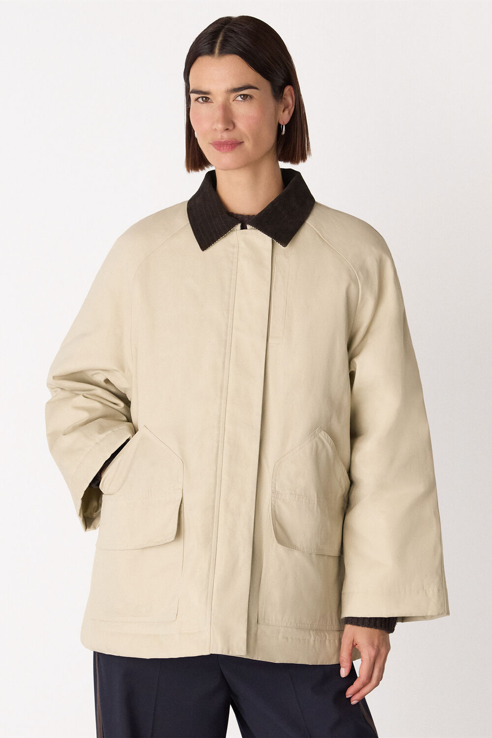 Fern Waxed Barn Jacket