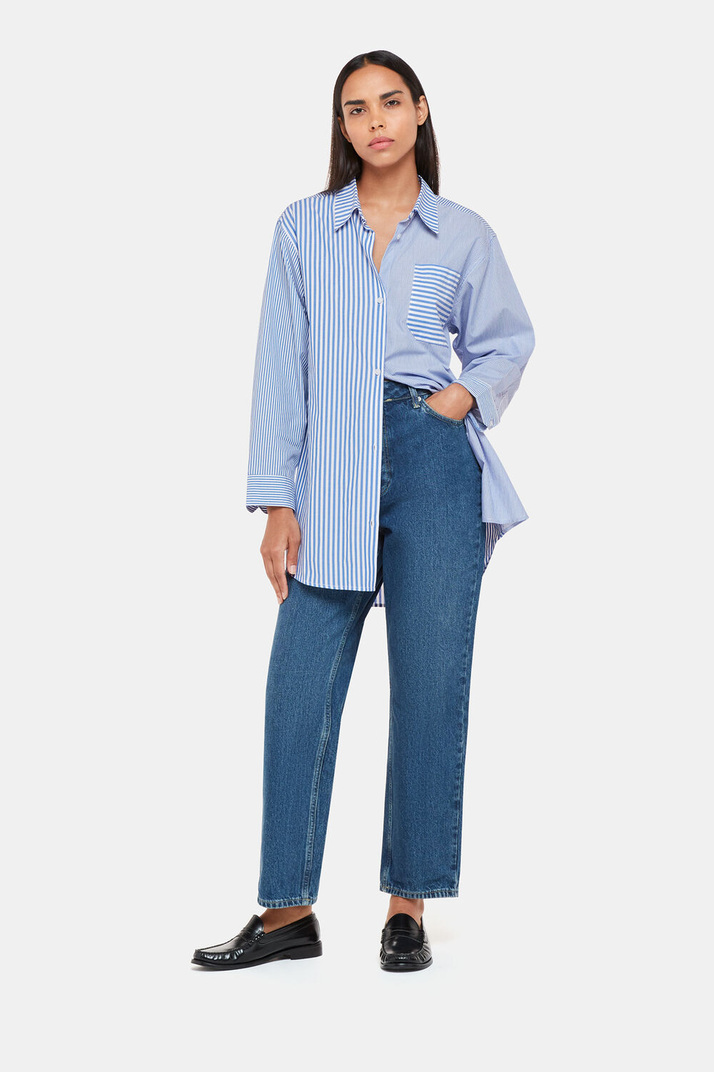 Millie Stripe Oversized Shirt