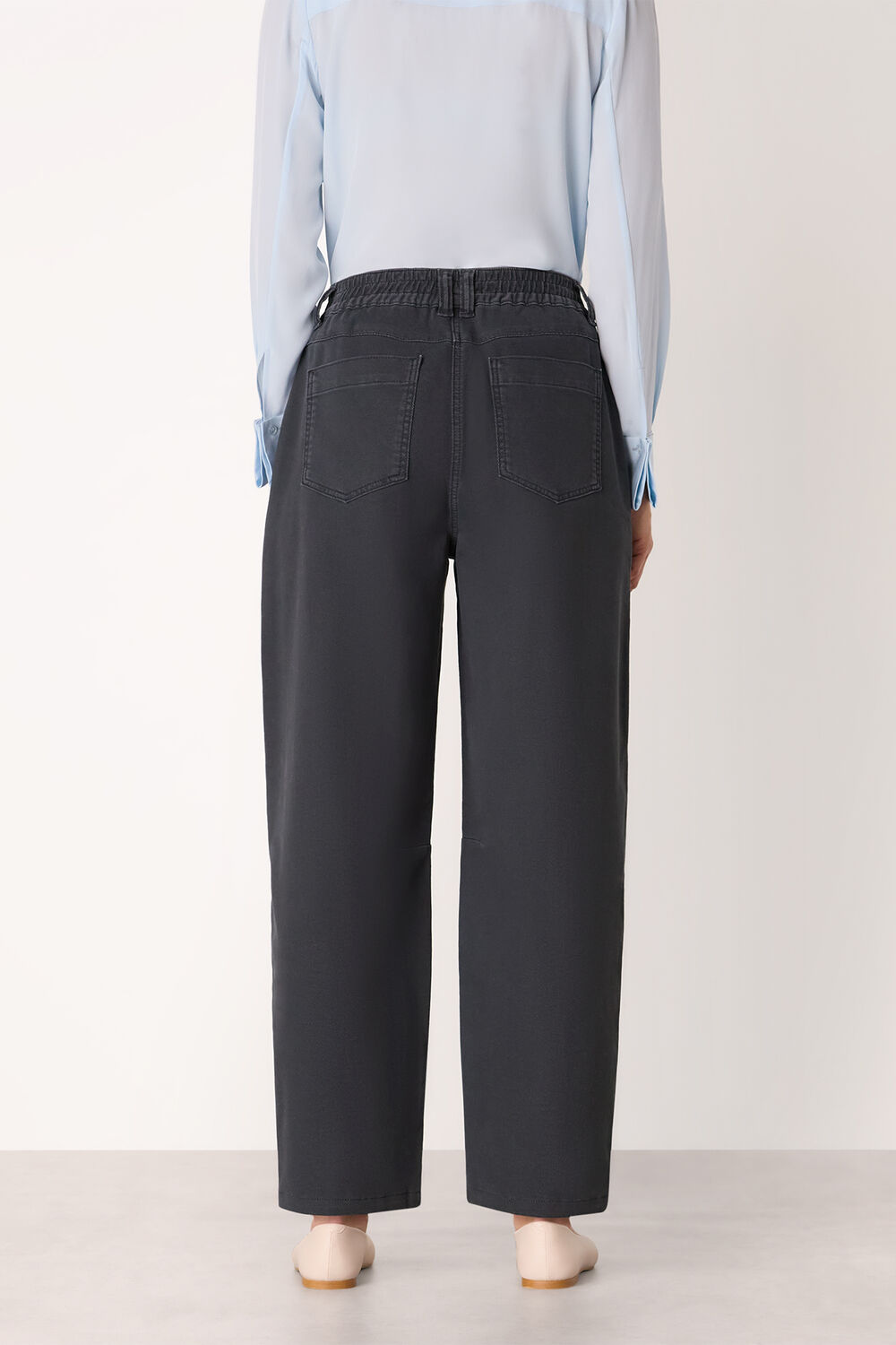 Casual Cotton Barrel Trouser