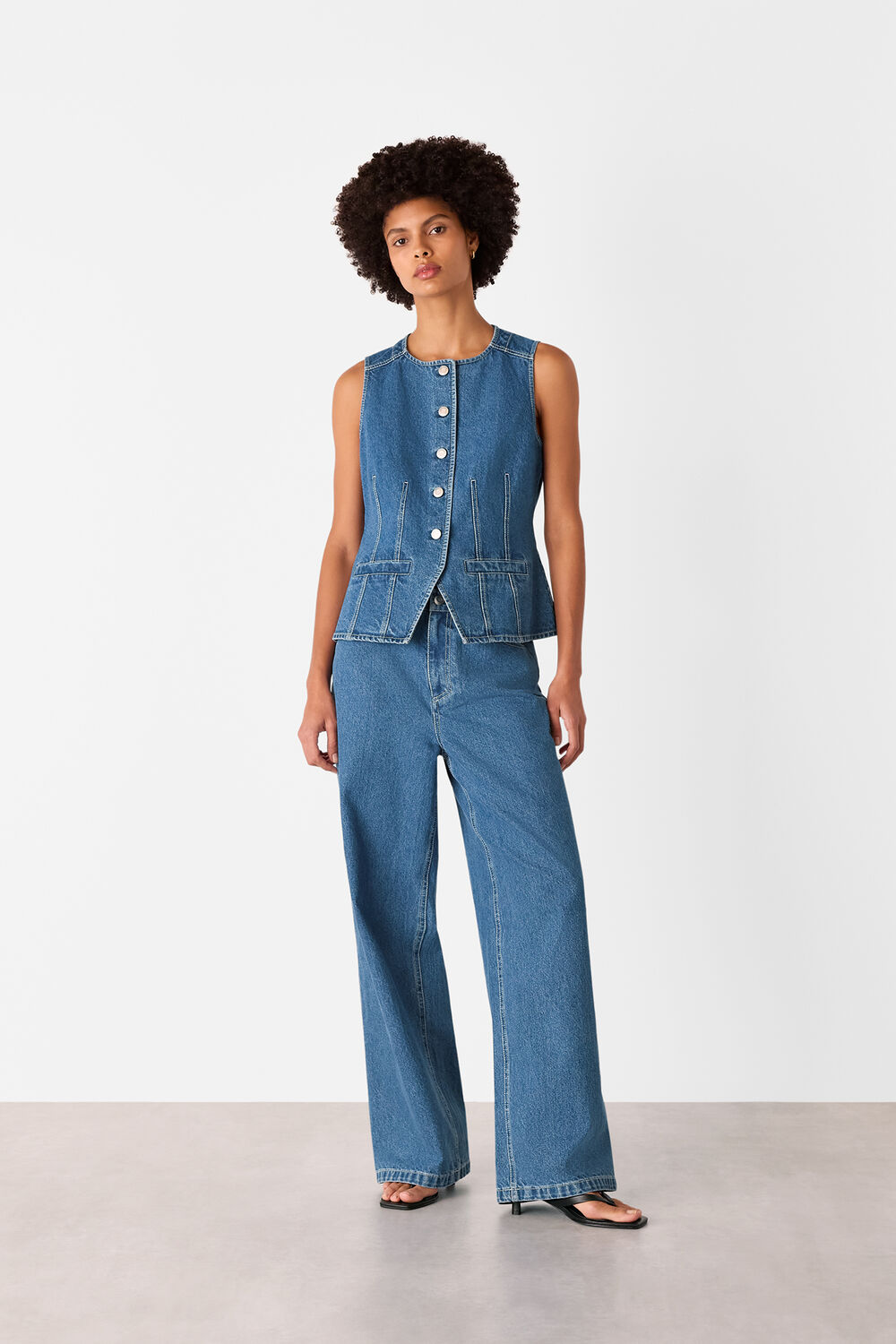 Slim Fit Cotton Waistcoat