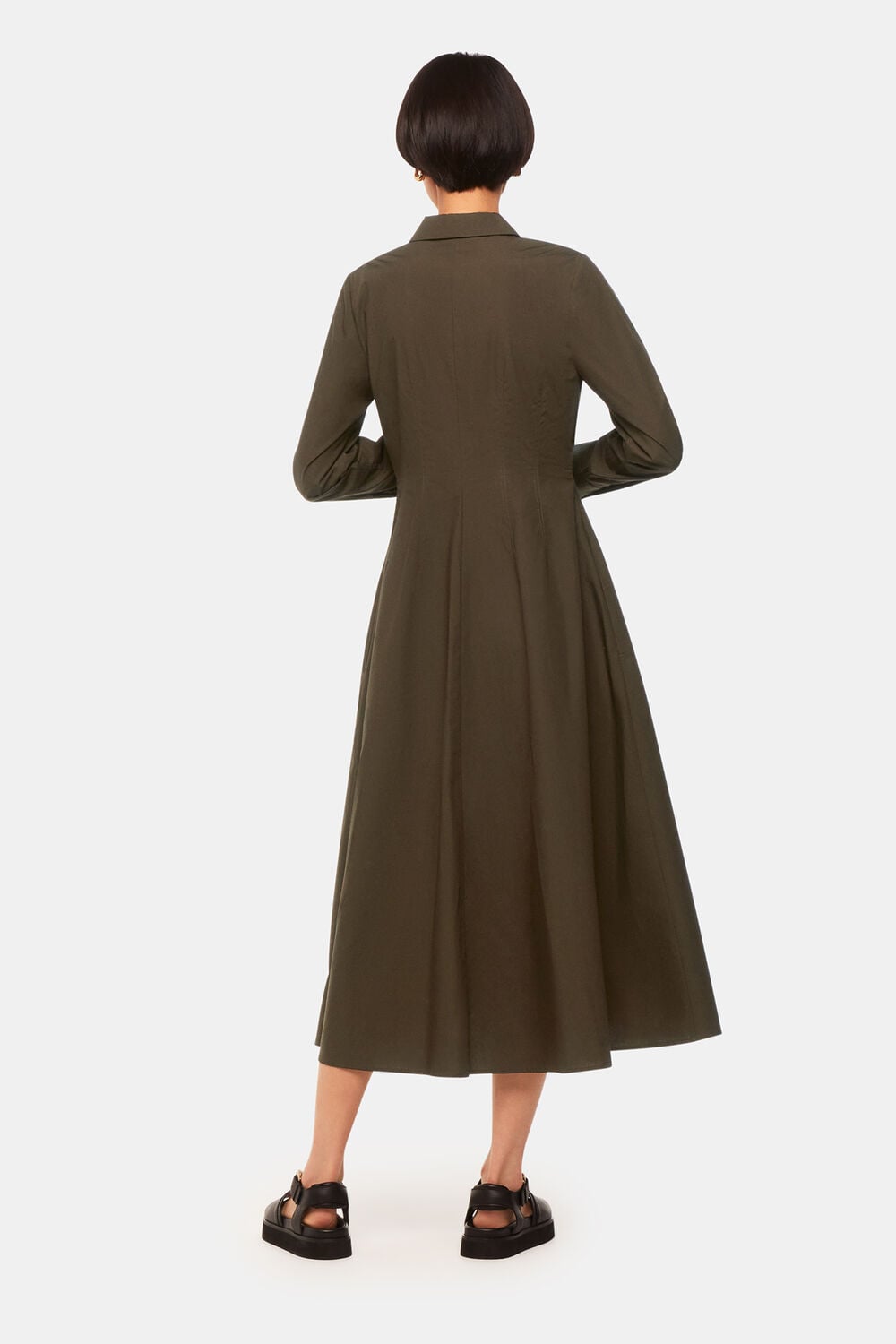 Jean Poplin Shirt Dress
