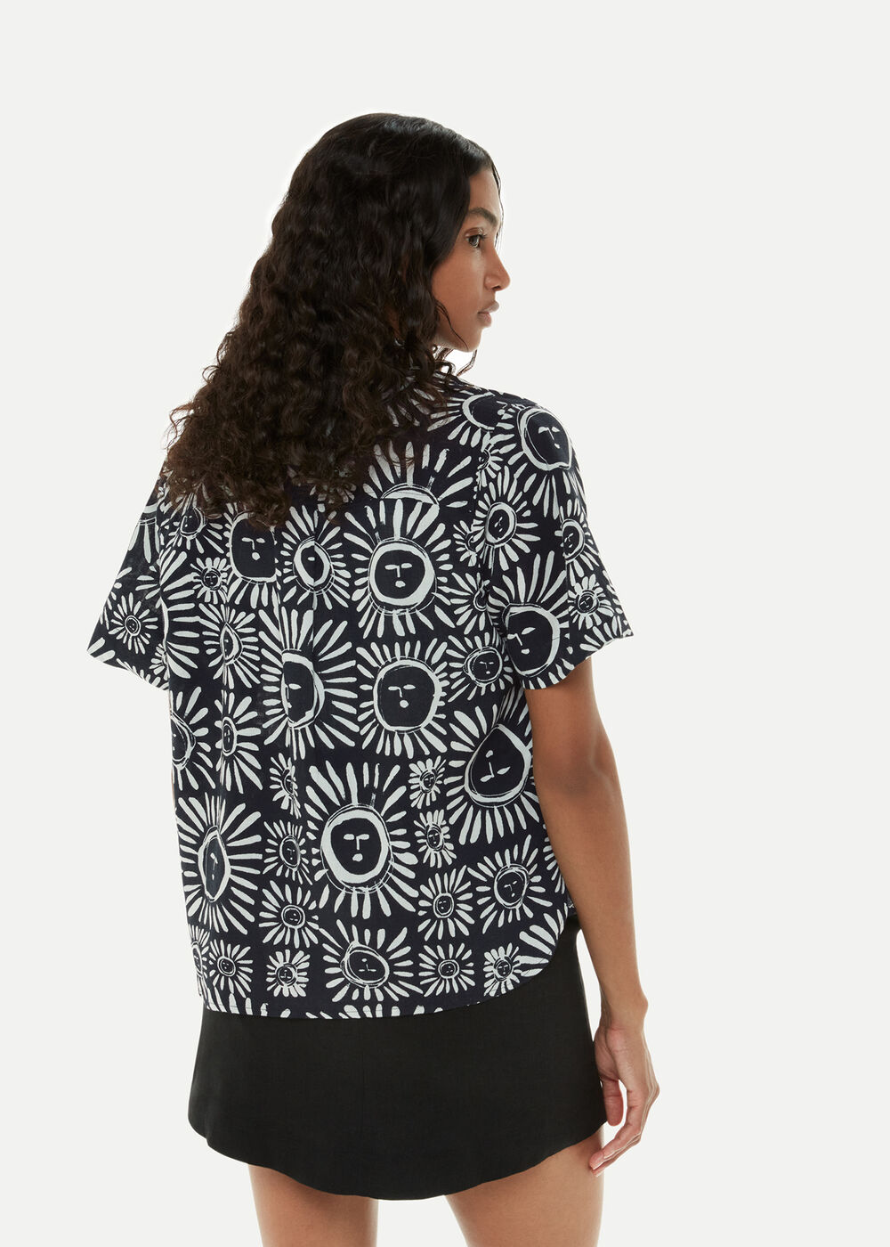 Sunman Print Bowling Shirt