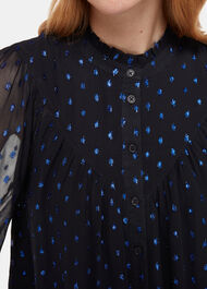 Mia Metallic Dobby Top