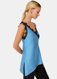 Iris Lace Detail Wrap Cami