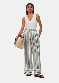 Petite Vertical Stripe Nicola Trouser