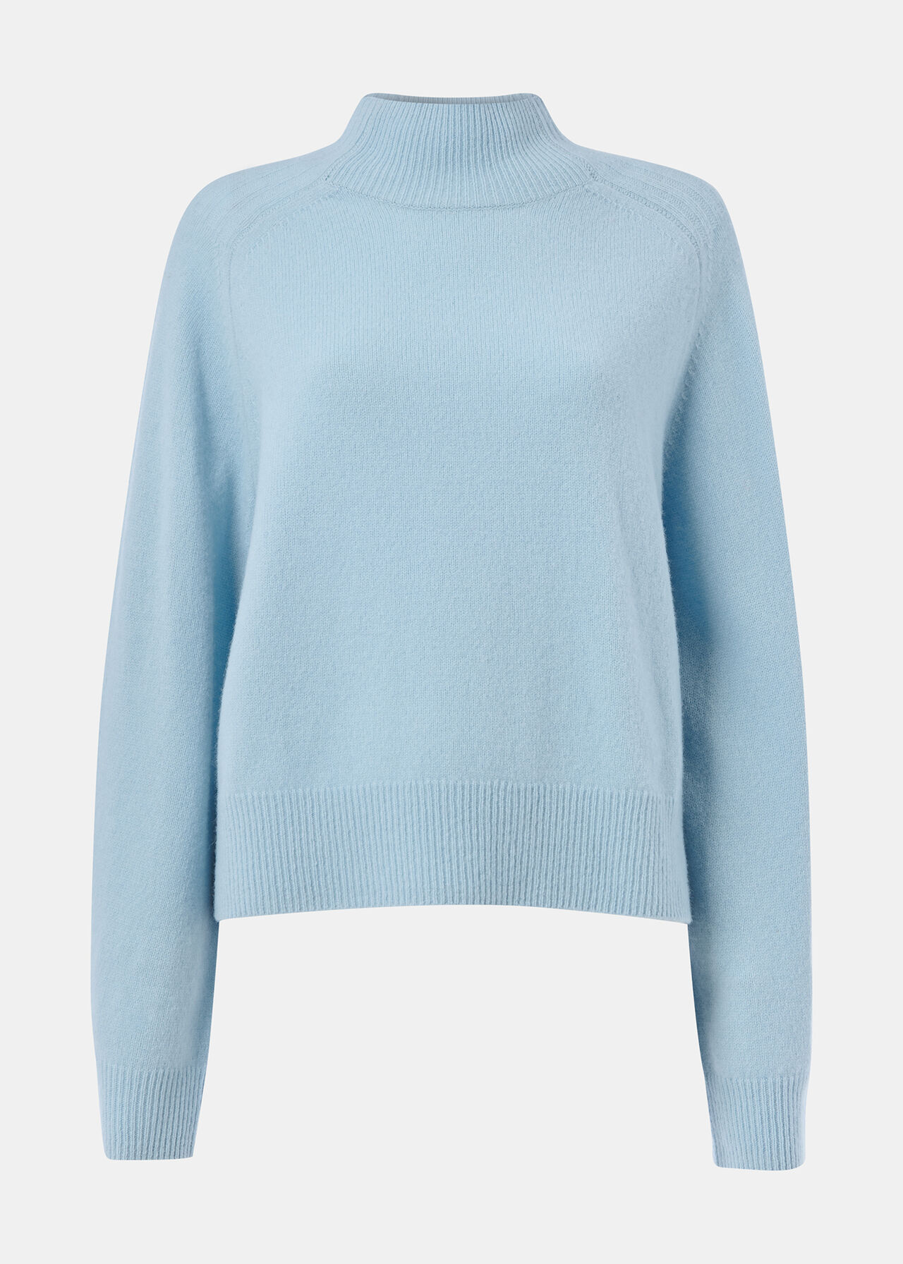 Wool Funnel Neck Knit