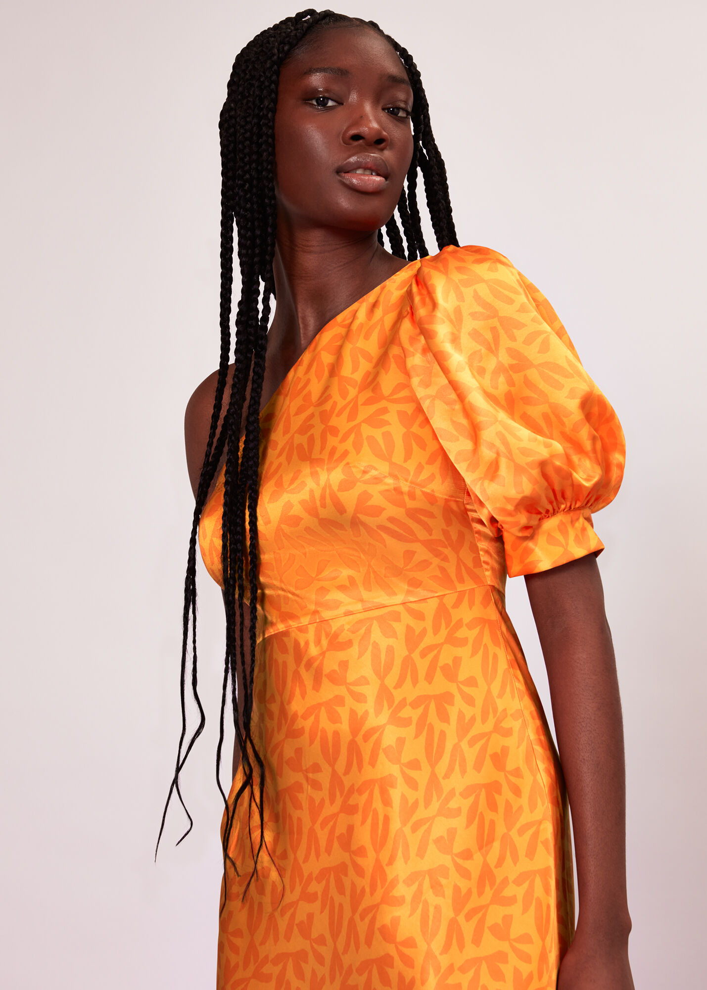 Orange Sheath Dress