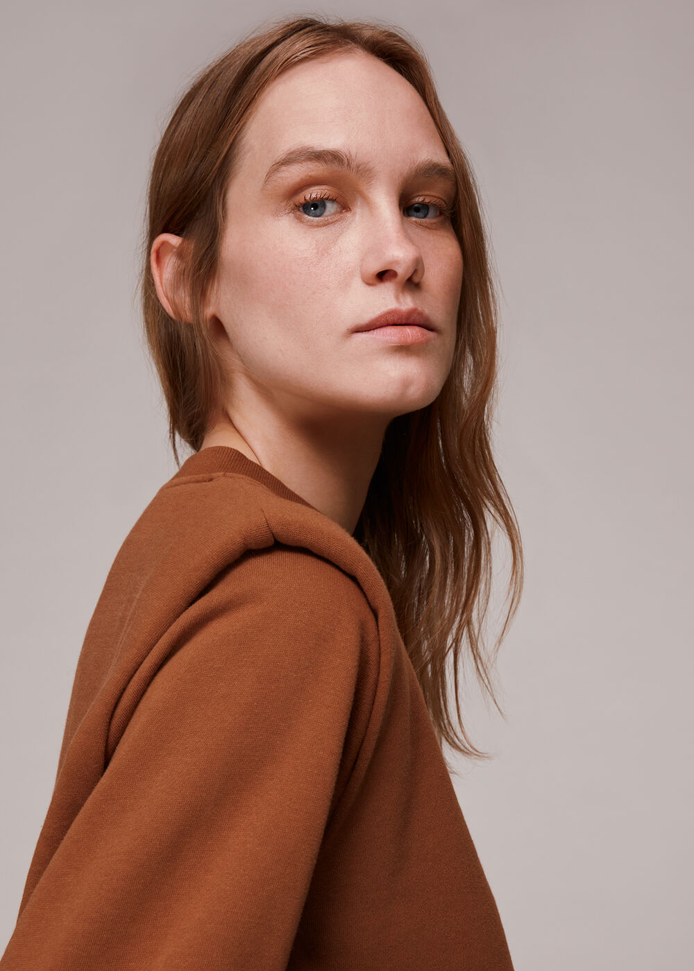 Shoulder Padded Sweat