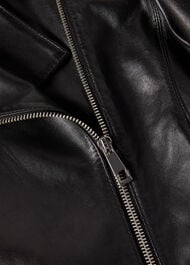 Clean Zip Leather Jacket