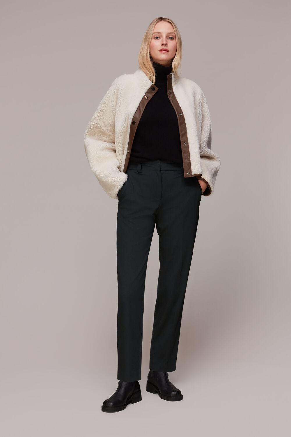 Black Lucie Cigarette Trouser