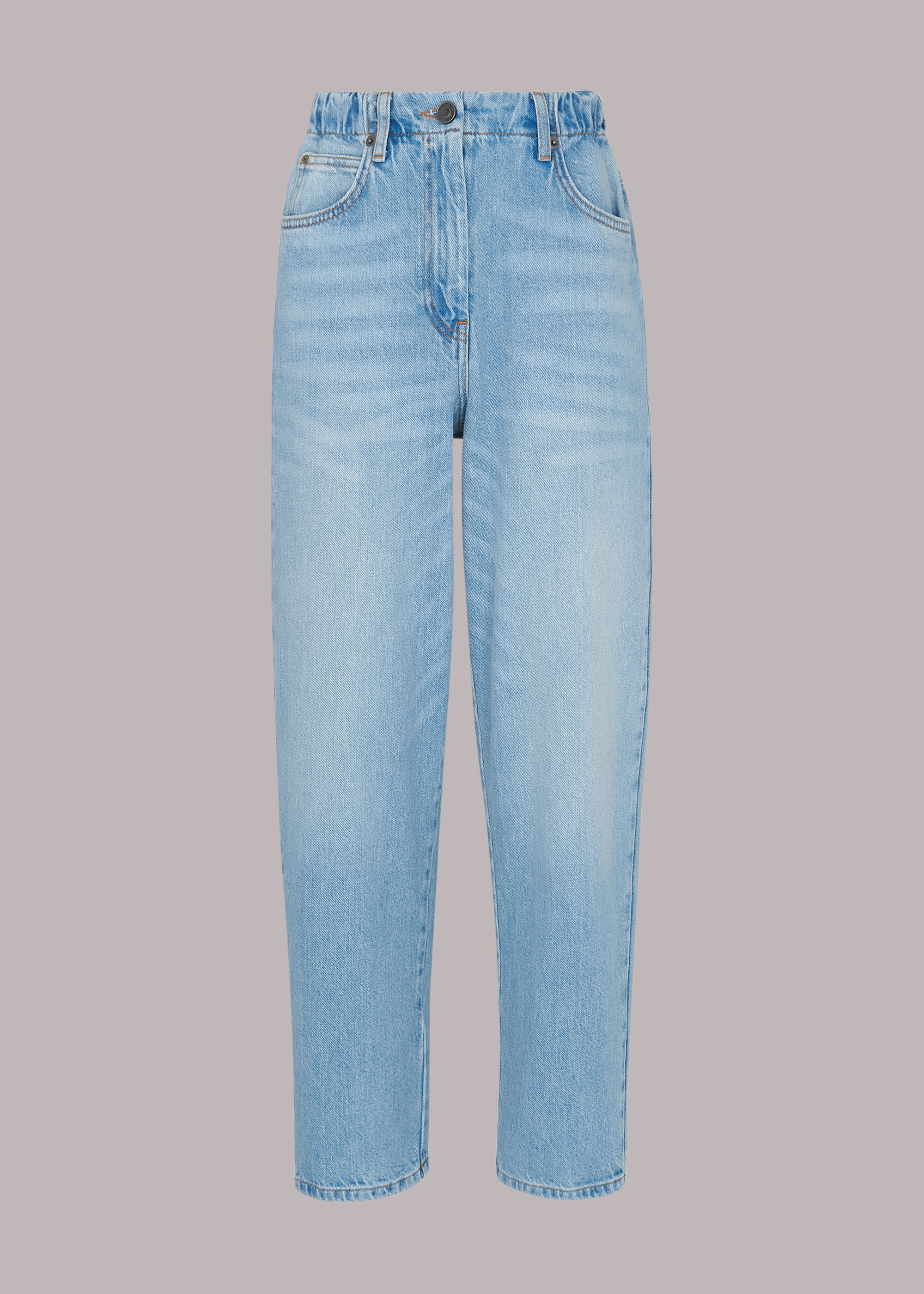 Womens elastic sale waist jeans