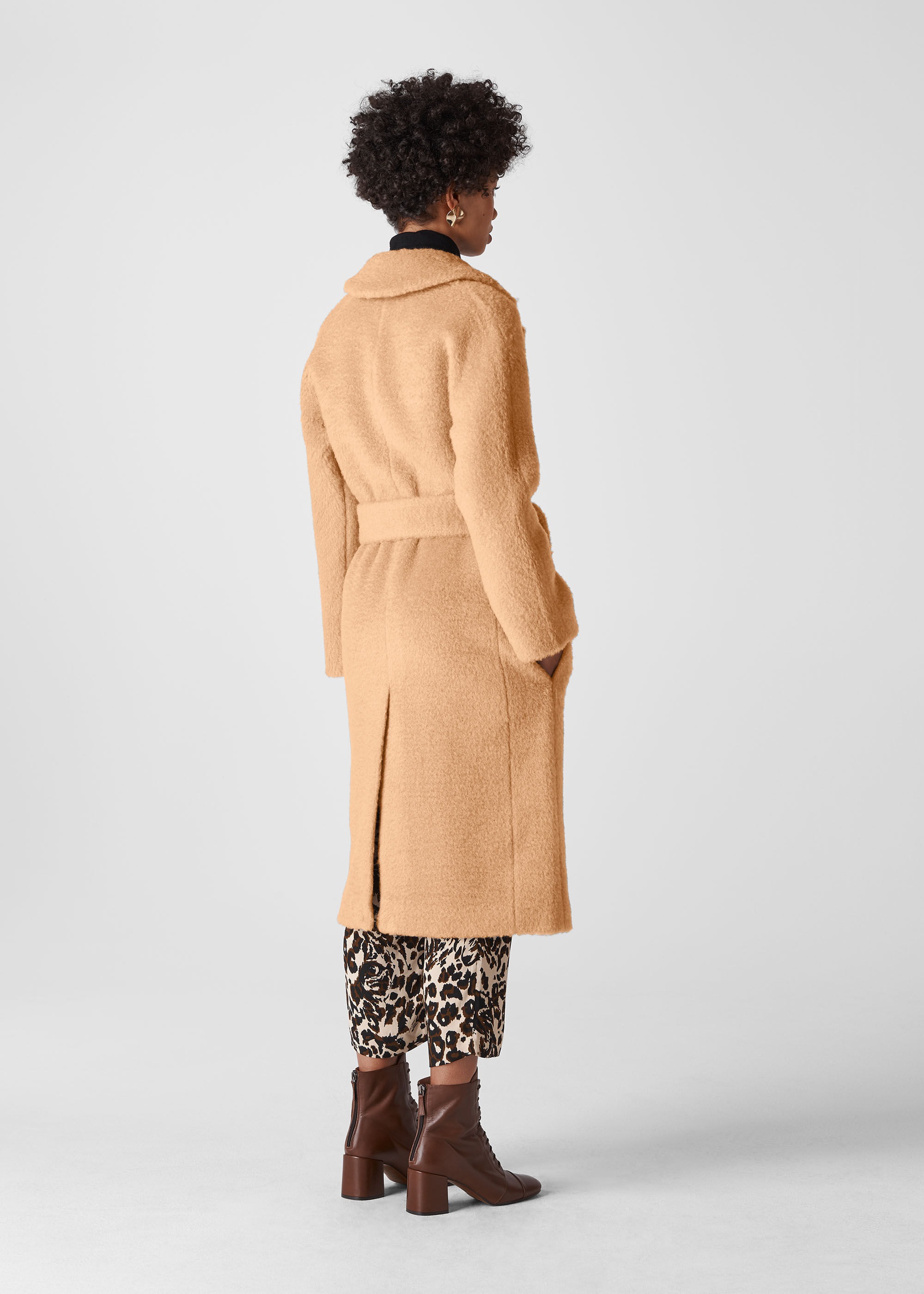 Whistles textured wrap best sale coat