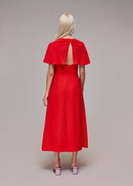 Petite Annabelle Cape Sleeve Dress