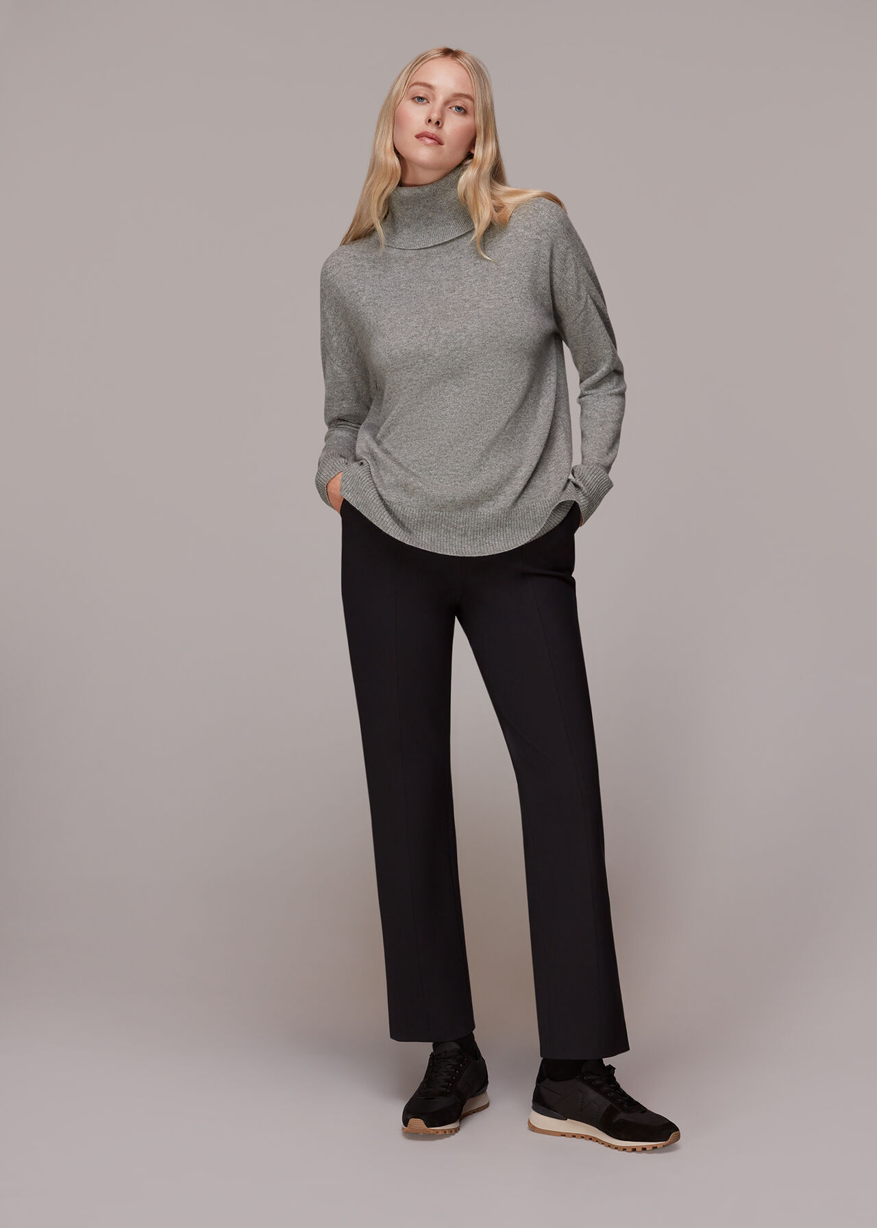 Cowl Neck Sweatshirt for Mama (Ash Grey) – Right Here At Home
