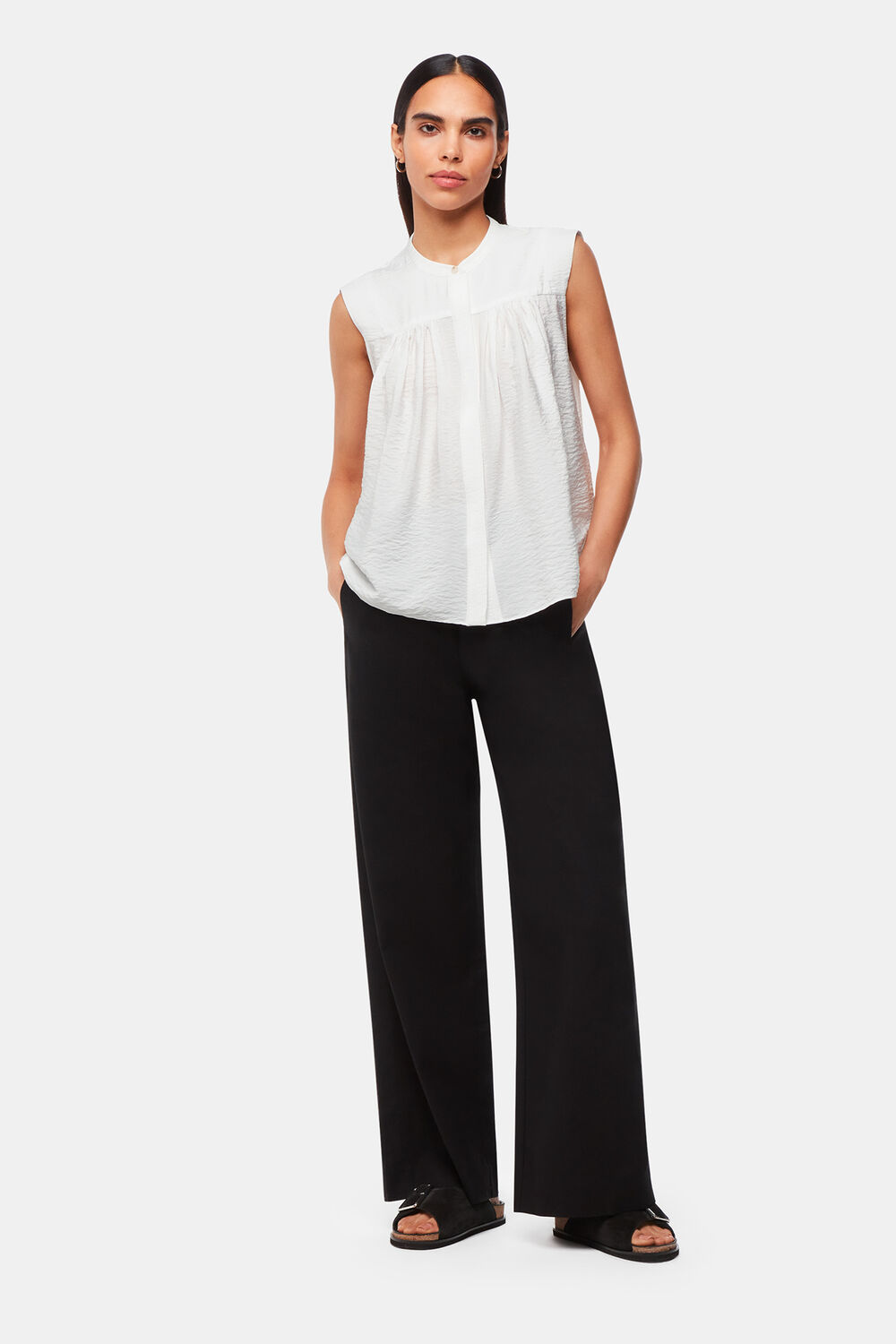 Ivory Frankie Sleeveless Blouse