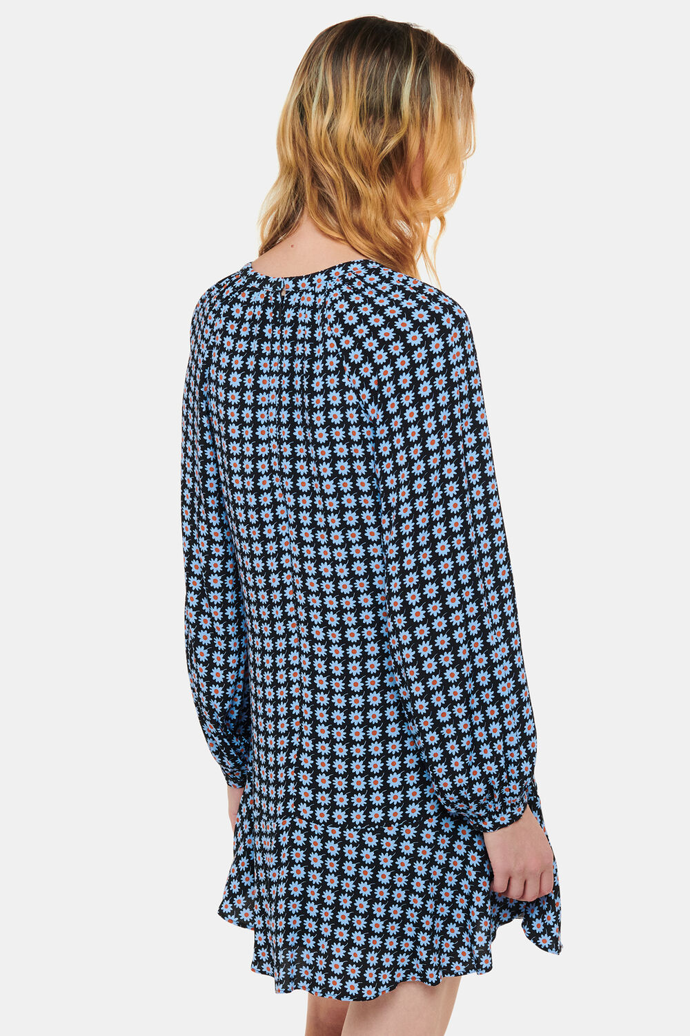 Floral Dot Flippy Dress