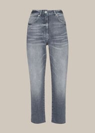 Stretch Frayed Slim Jean