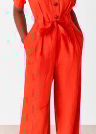 Petite Fiona Linen Button Jumpsuit