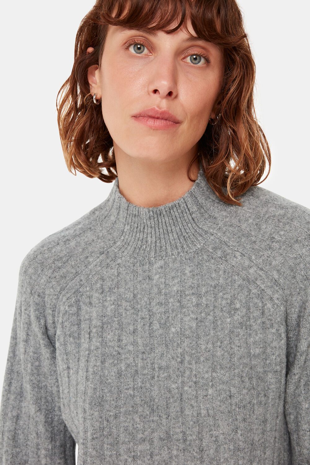 Ribbed Knitted Midi Dress