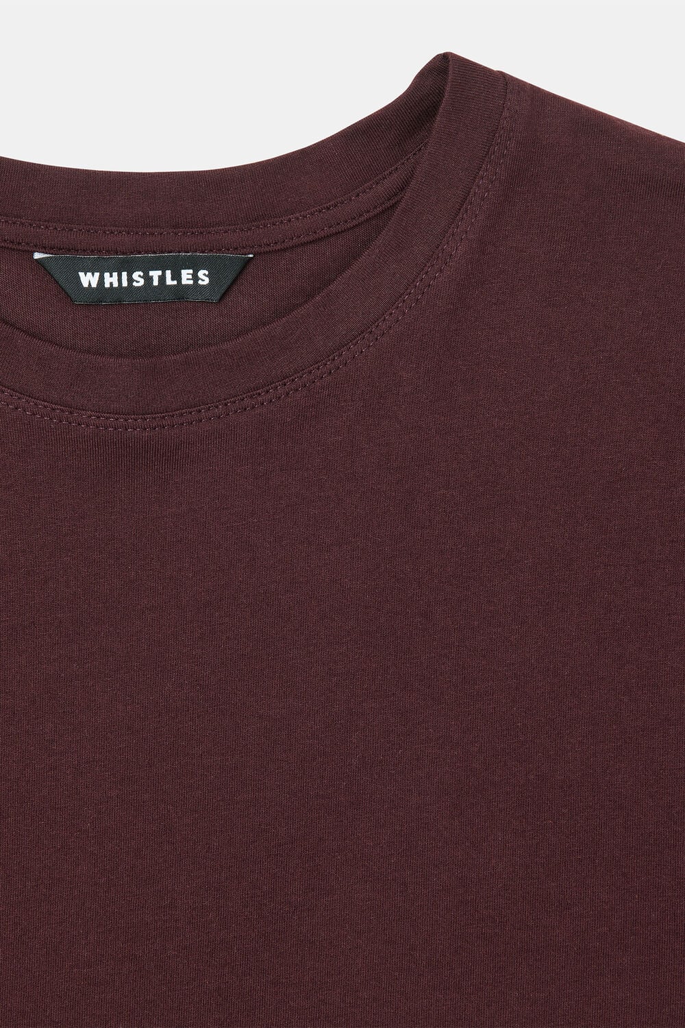 Burgundy Relaxed Long Sleeve Tee