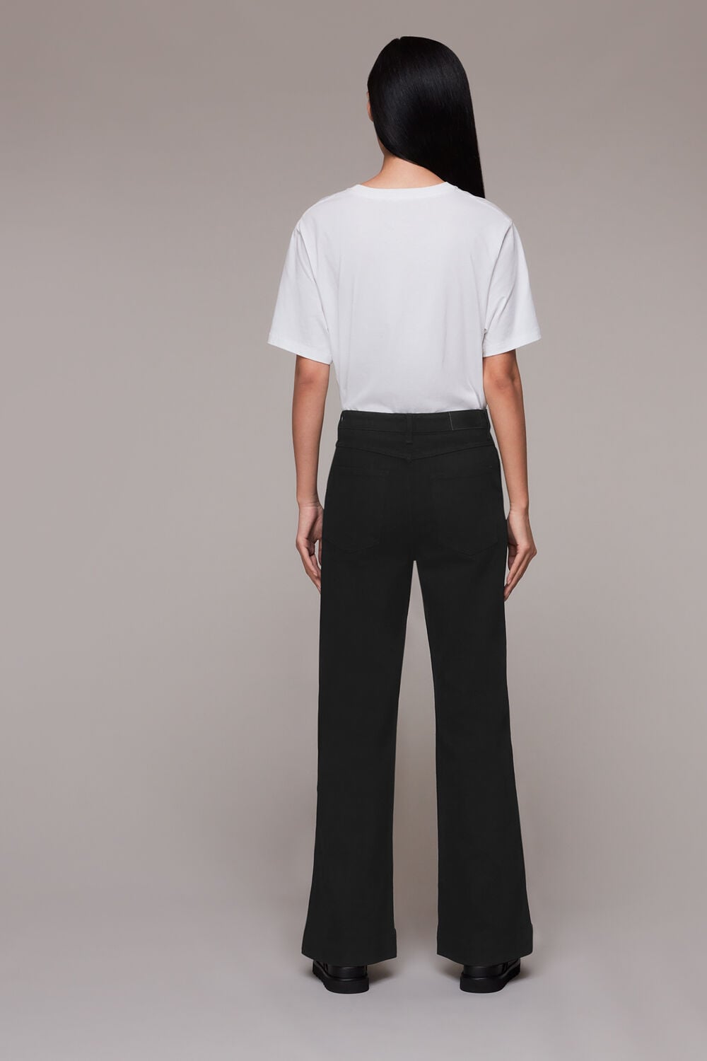 Black Lucy Stretch Flared Jean