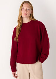 Side Stripe Detail Wool Knit