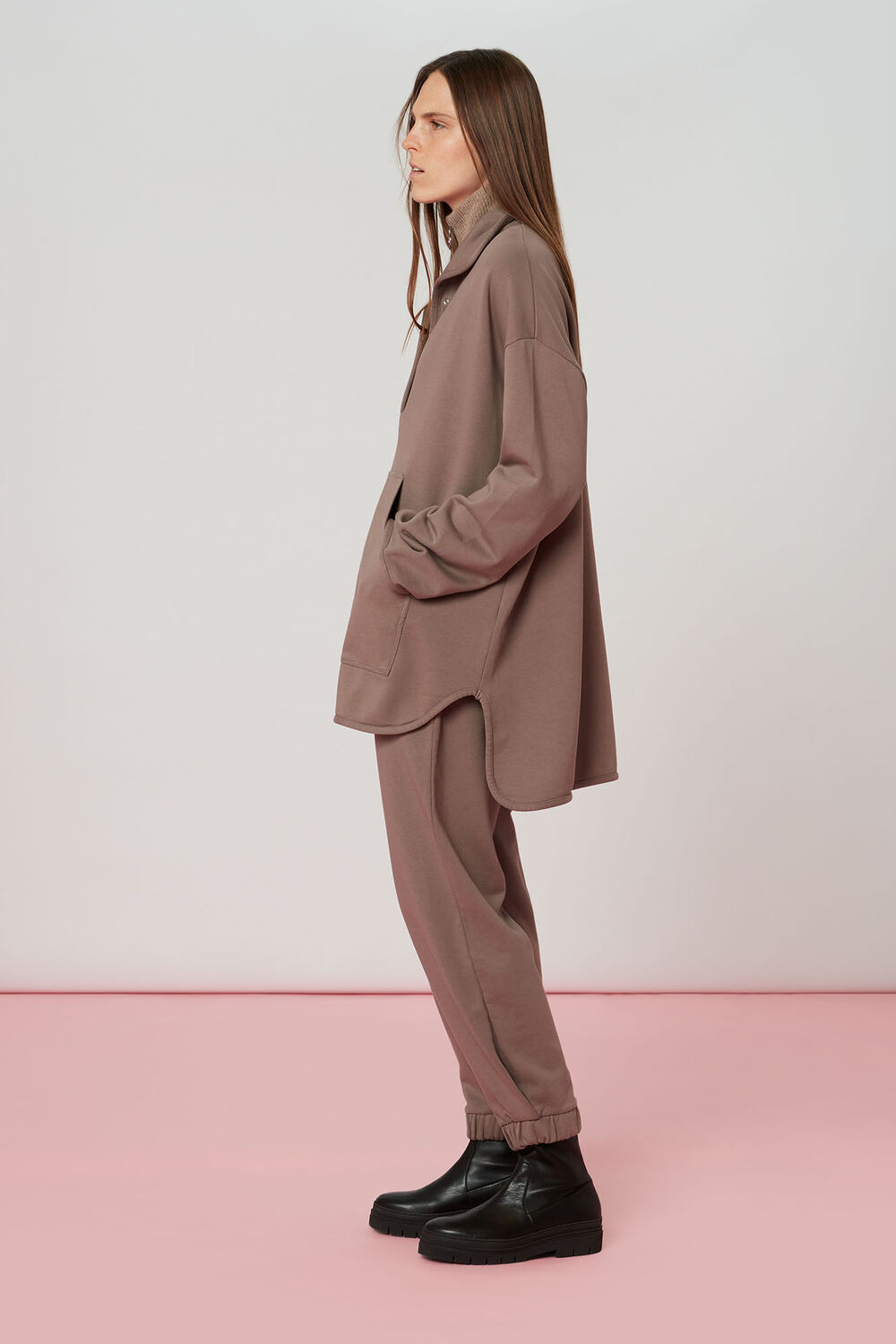 High Neck Sweatshirt