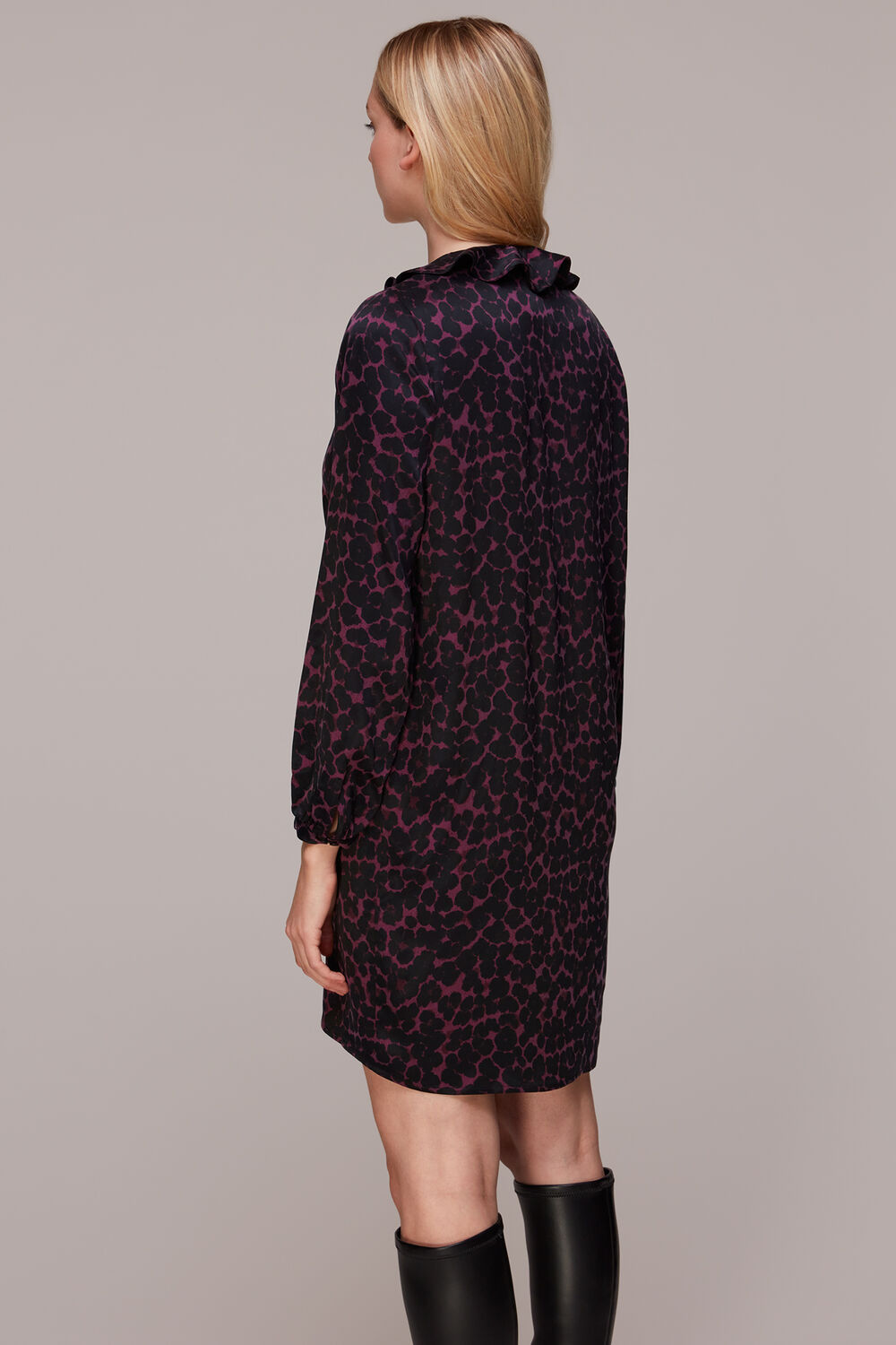 Smudge Animal Frill Dress