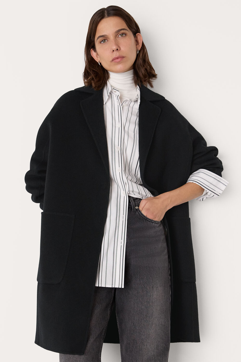 Cassie Double Face Pocket Coat