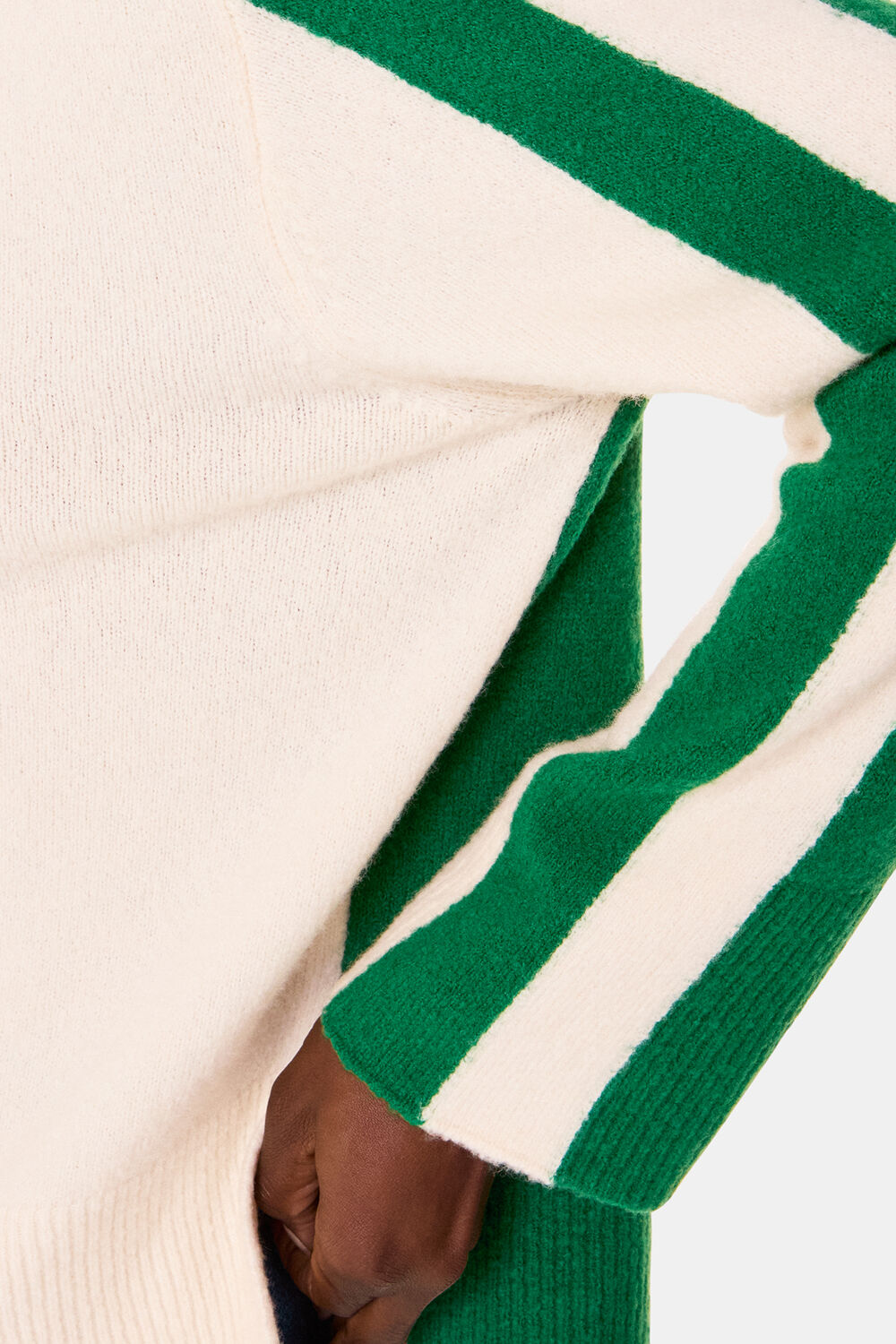 Colourblock Wool Mix Knit