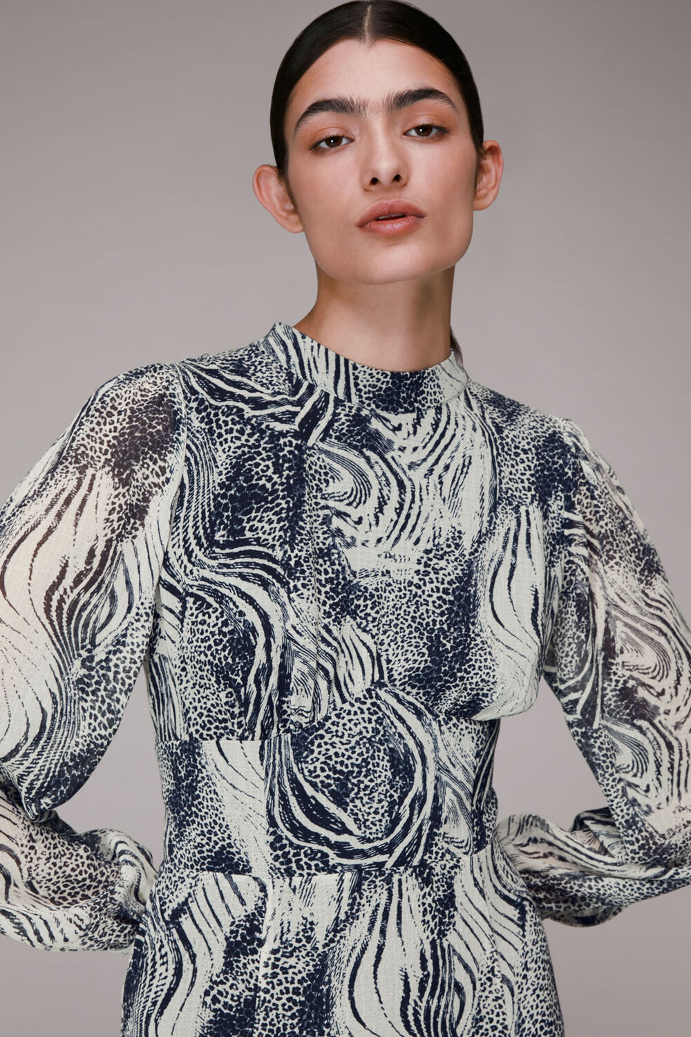 Flowing Tiger Joan Dress