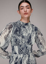 Flowing Tiger Joan Dress