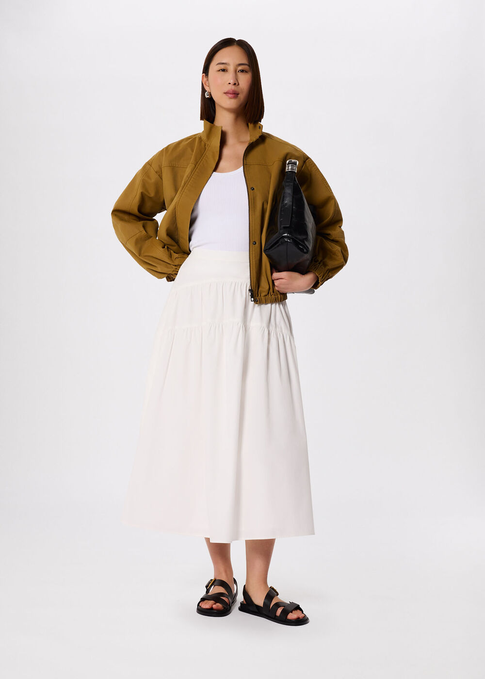 Wax Coated Bomber Jacket