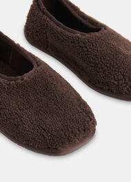 Shearling Ballet Slipper