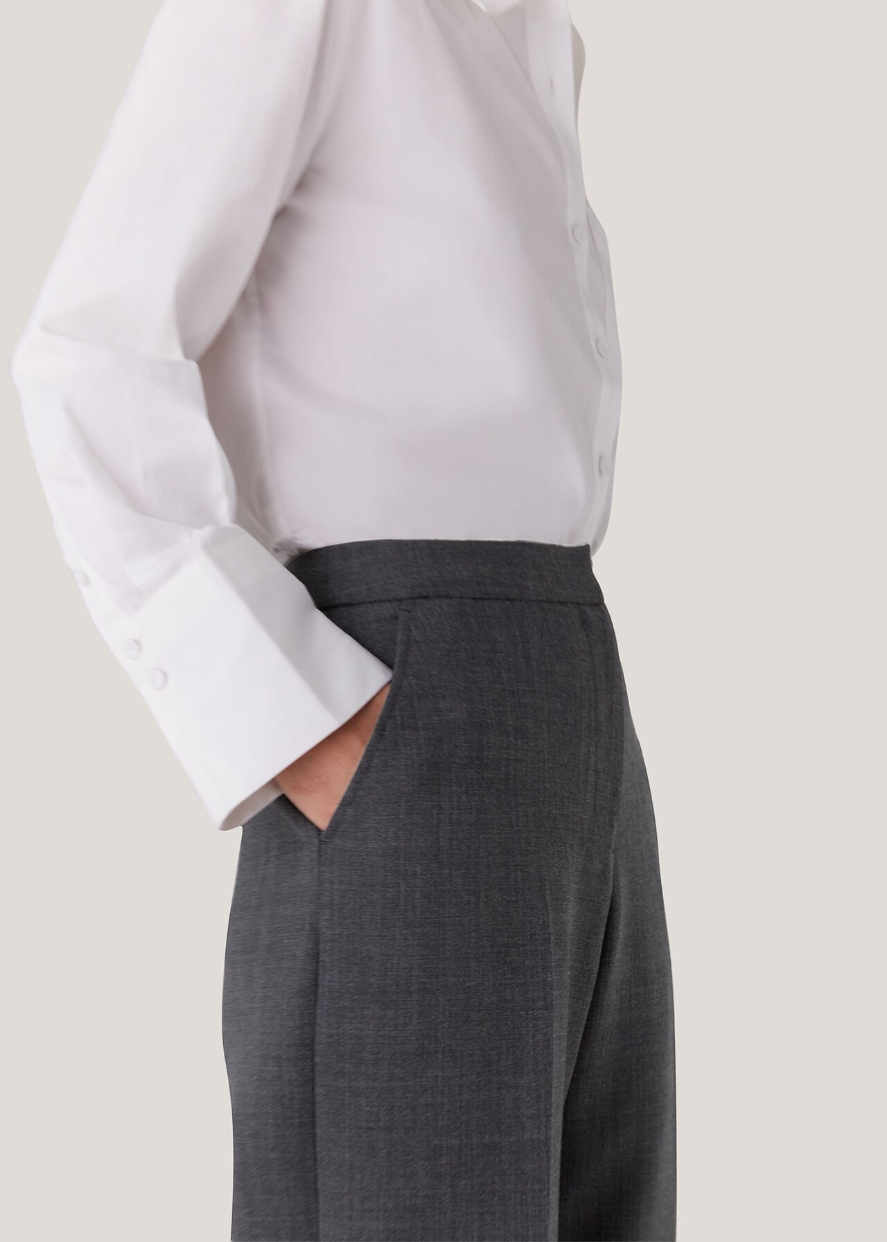 Natalie Wool Blend Trouser
