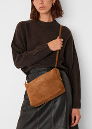 Kaia Suede Crossbody Bag