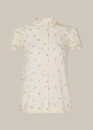 Forget Me Not Voile Blouse Cream/Multi