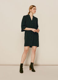 Heart Ikat Sonia Dress Multicolour