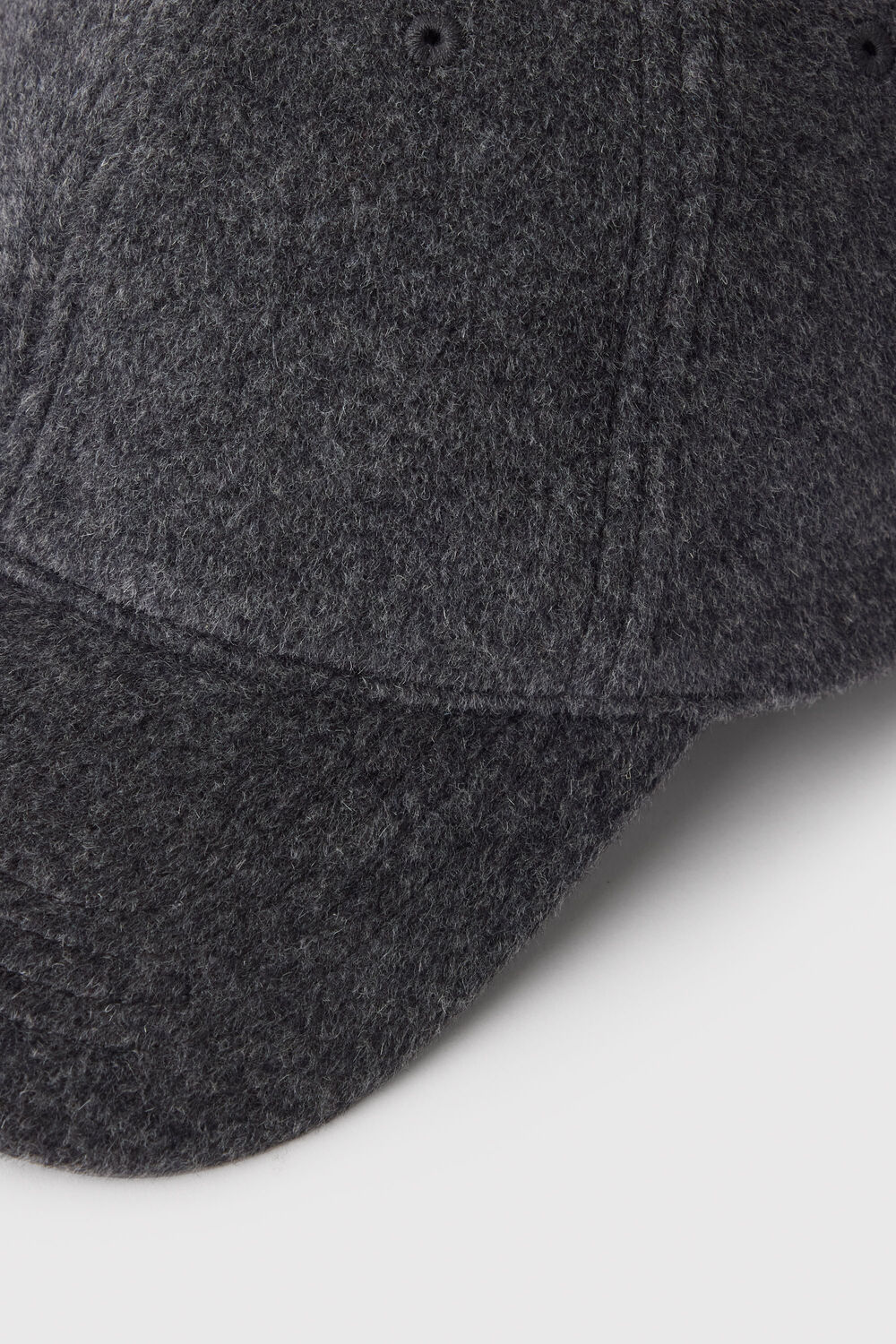 Grey Wool Cap