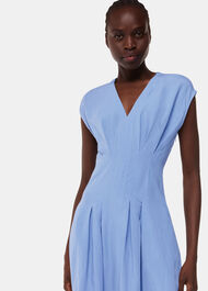 Panel Linen Blend Dress