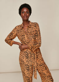 Safari Print Jumpsuit