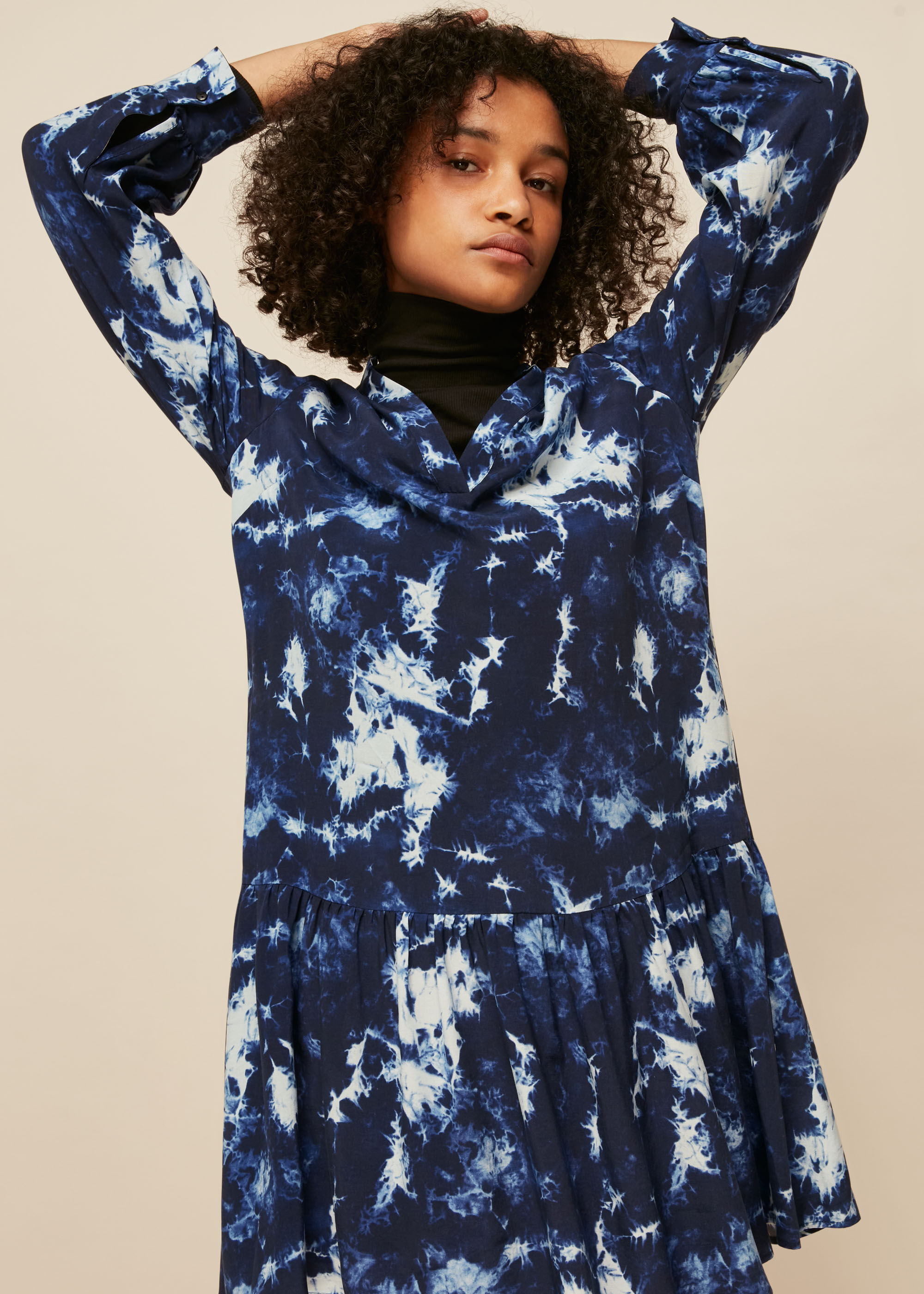 Tie dye smock best sale dress