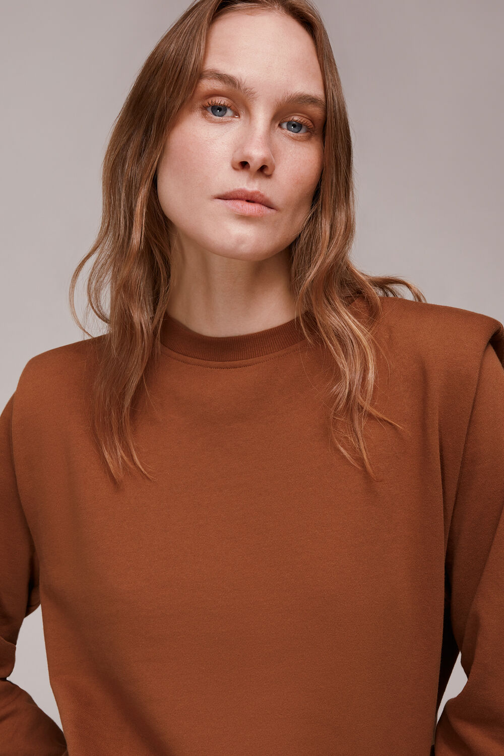 Shoulder Padded Sweat