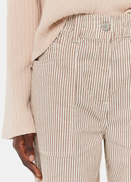 Tessa Stripe Casual Trouser