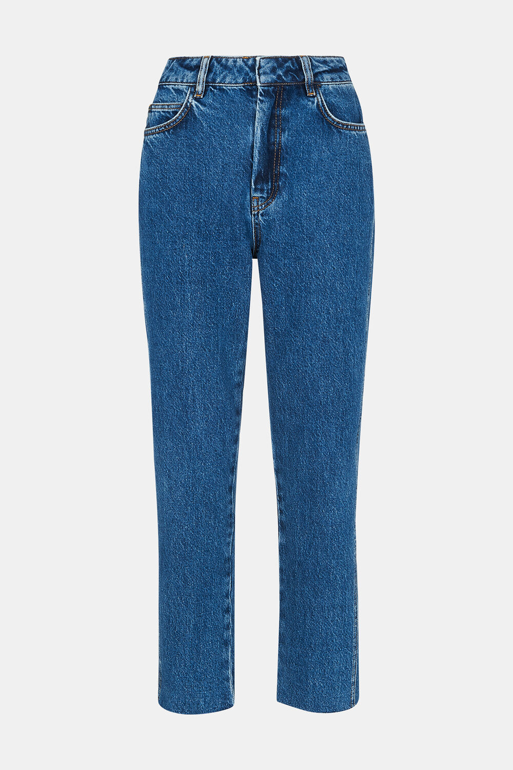 Denim Authentic Slim Frayed Jean