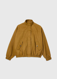 Wax Coated Bomber Jacket