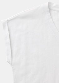 Willa V-Neck Cap Sleeve Tee