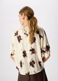 Shadow Floral Viscose Blouse