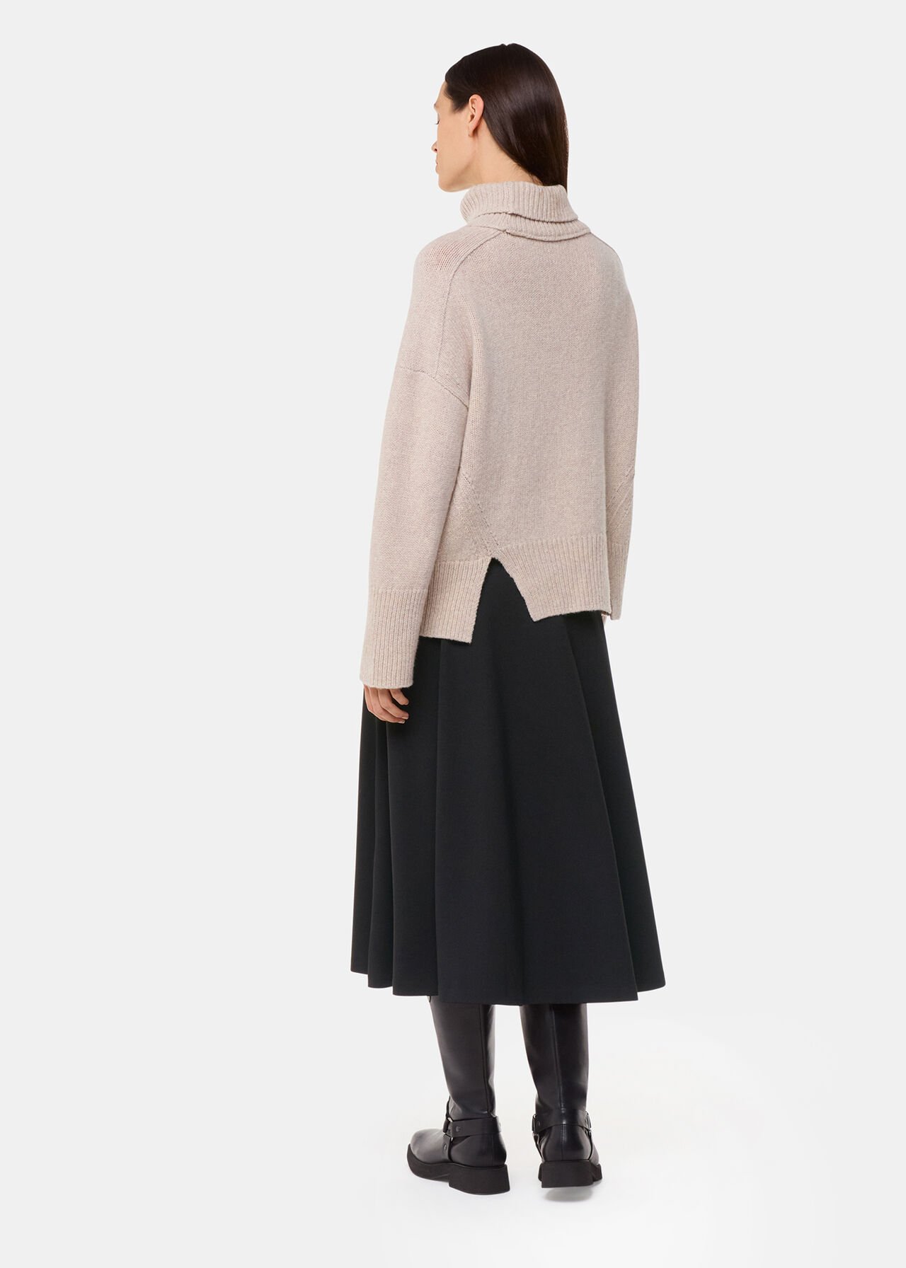 Ponte Full Skirt